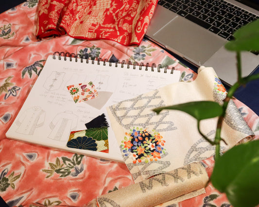 Pre-loved Kimono Meets Deadstock Fabric - Drop 1