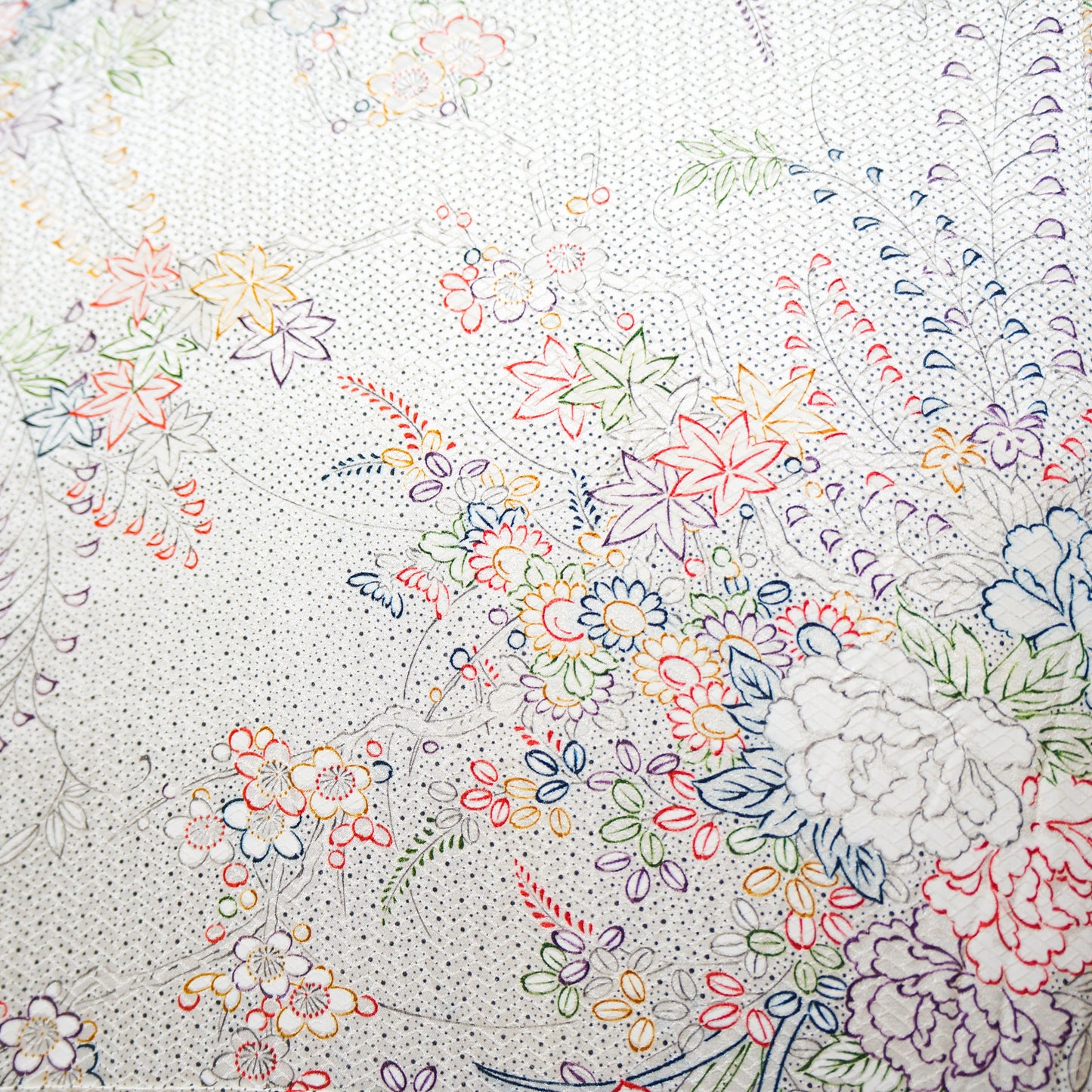 Pre-loved Kimono Scrunchie -Koyuki-