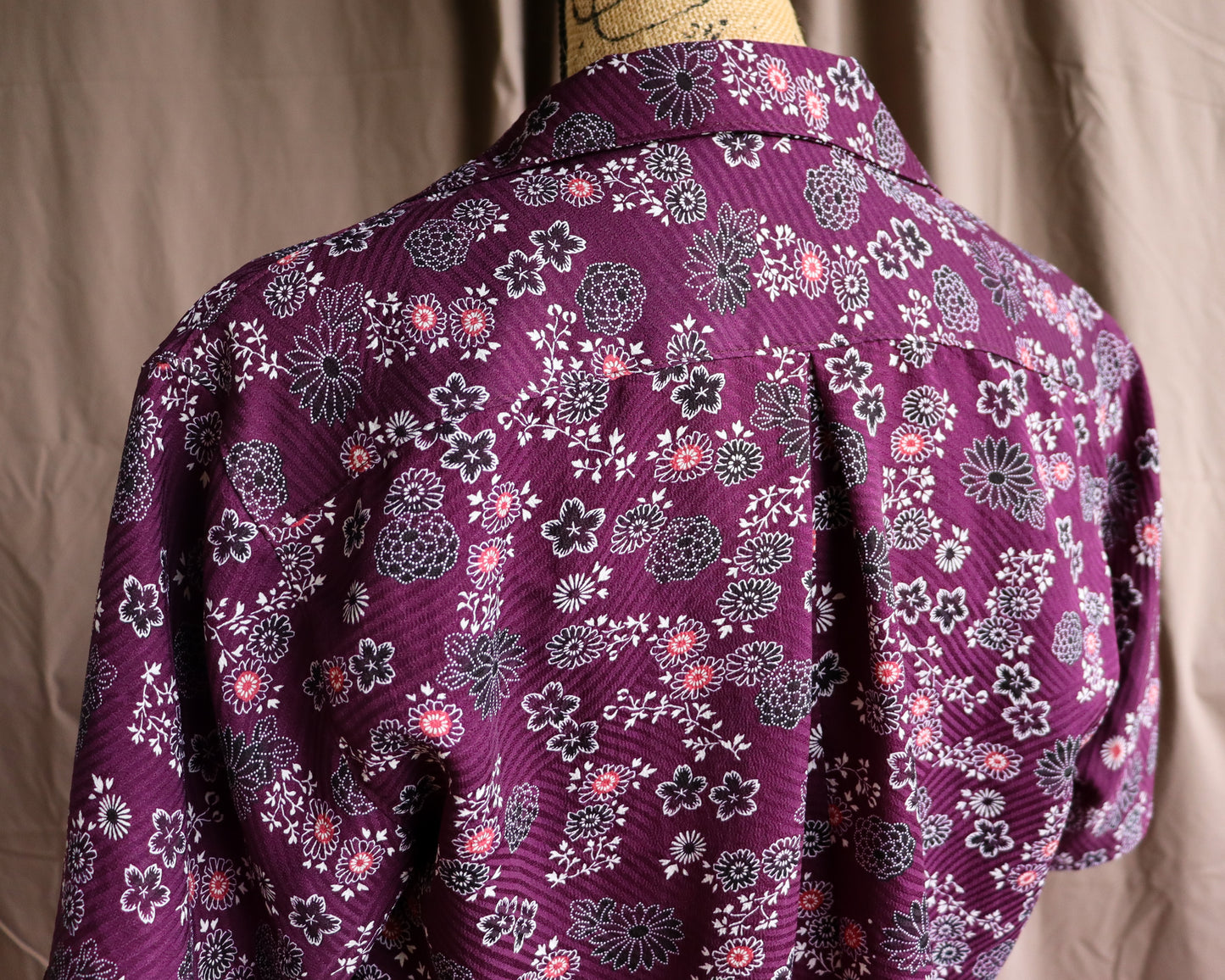 Cropped Front Tie Aoba Shirt-Anemone-