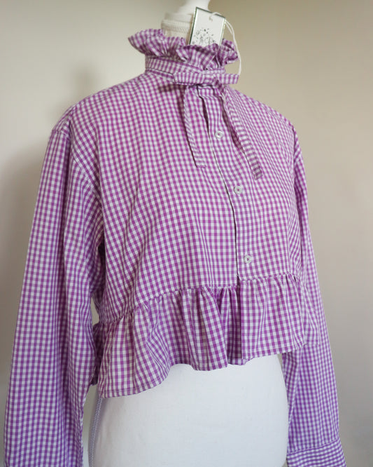 Revamp Shirt -Purple Check-