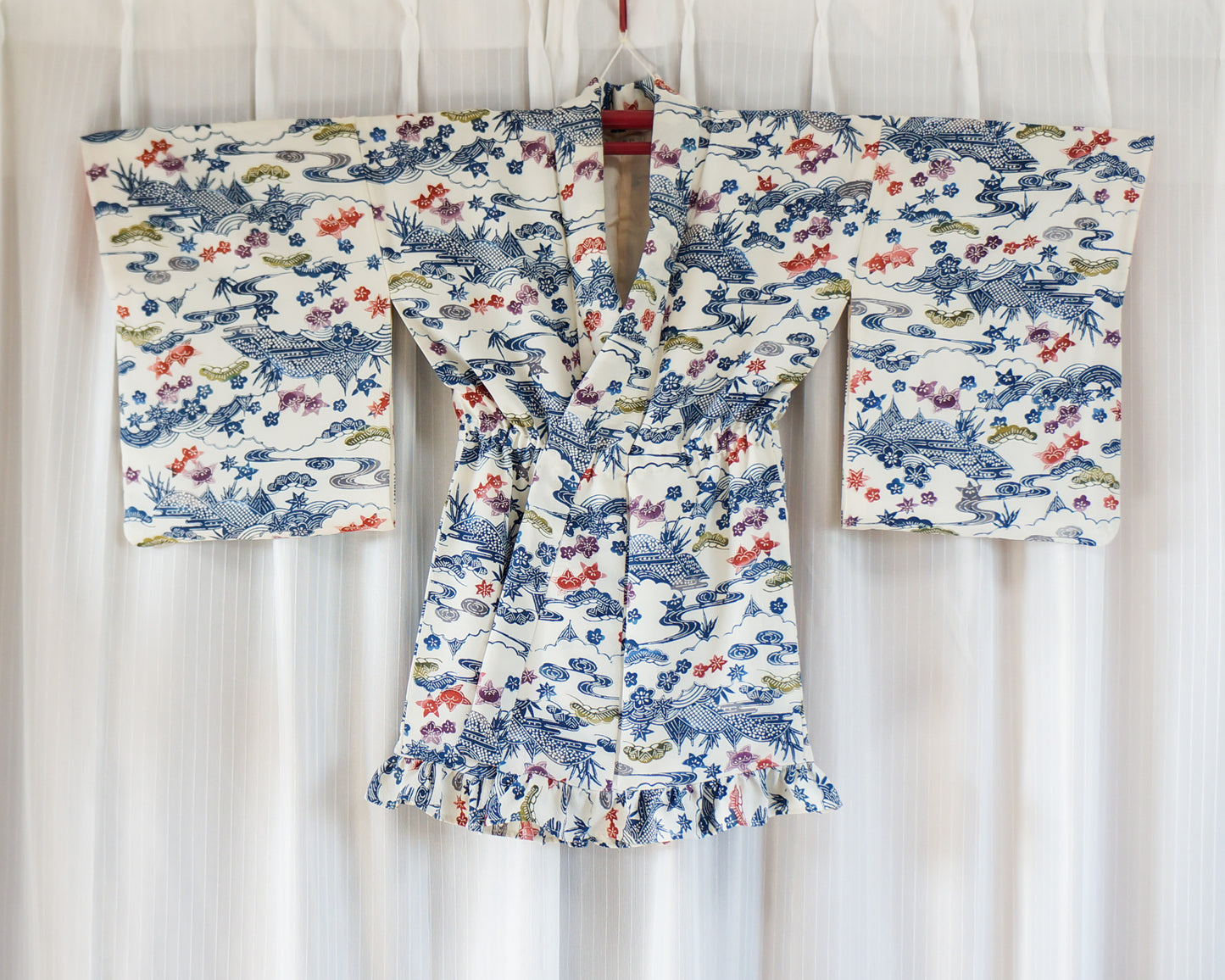 MTO Kimono Dress Mini -Omusubi-