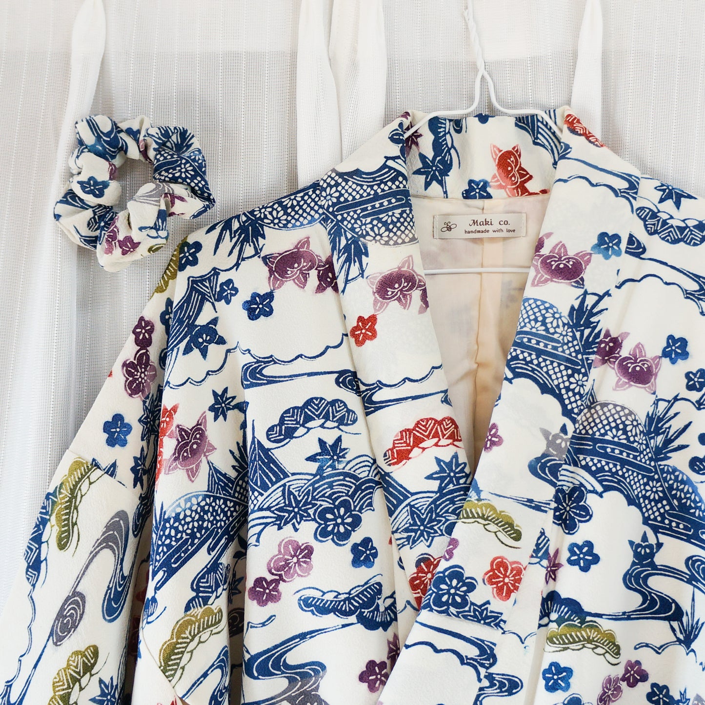 MTO Kimono Dress Mini -Omusubi-