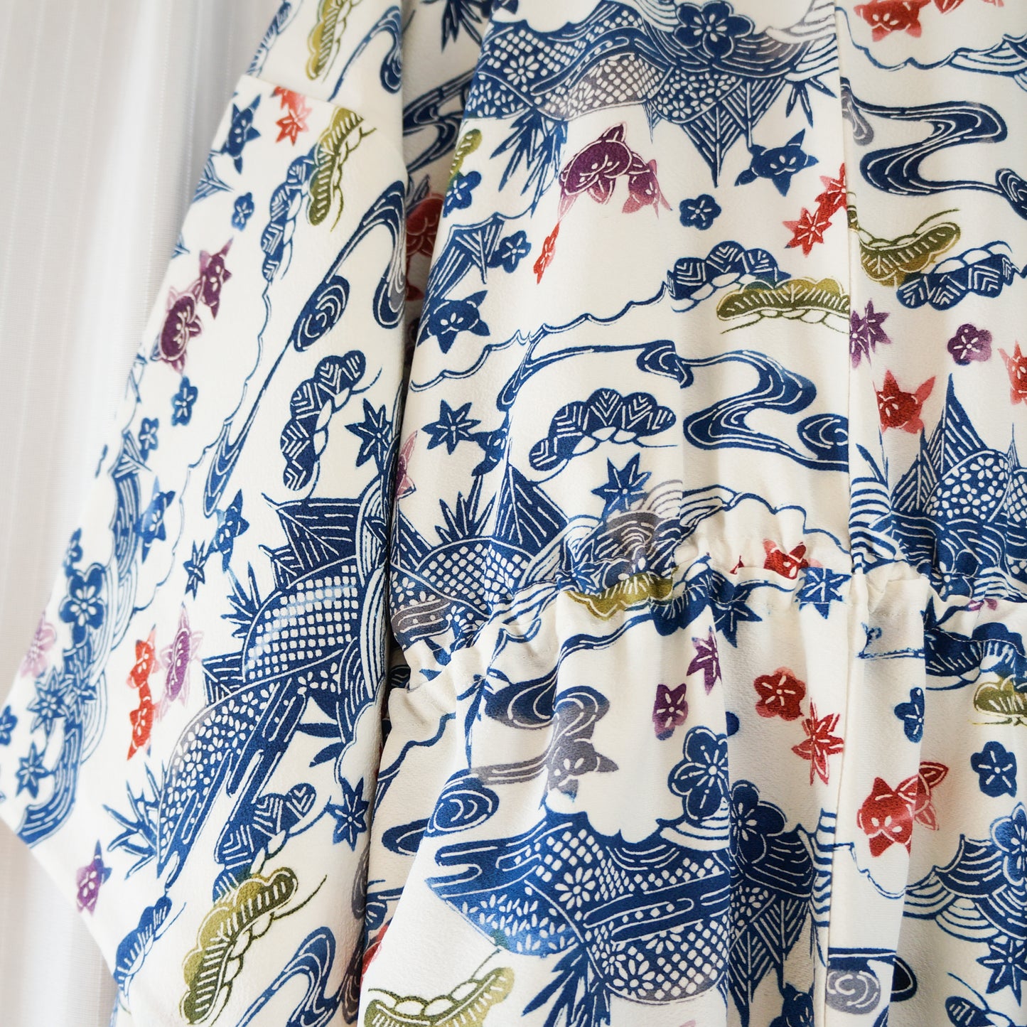 MTO Kimono Dress Mini -Omusubi-