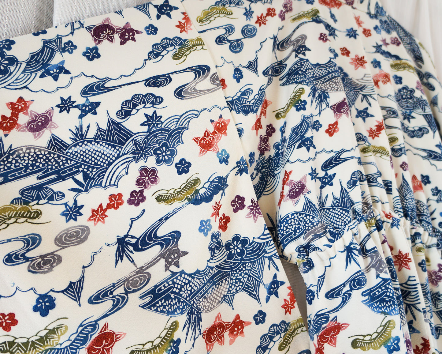 MTO Kimono Dress Mini -Omusubi-