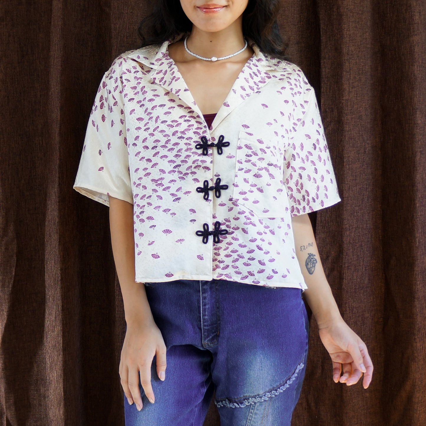 Cropped Aoba Shirt -Fuji-