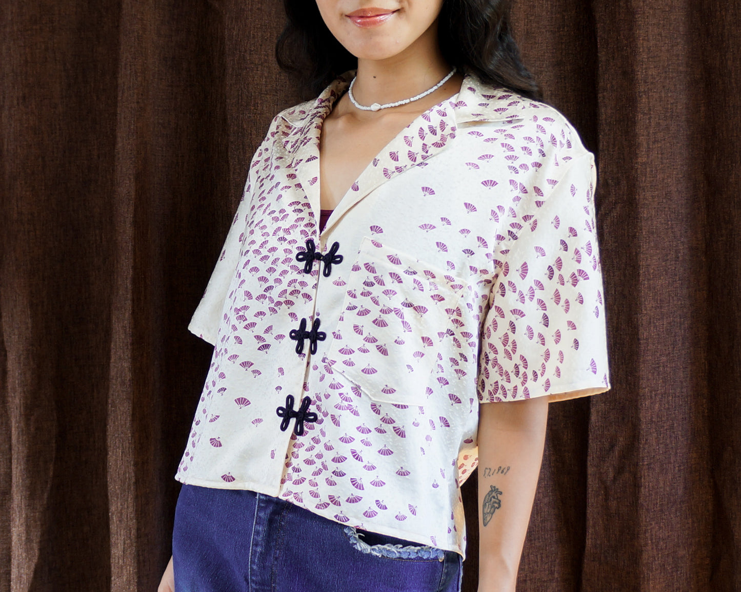 Cropped Aoba Shirt -Fuji-
