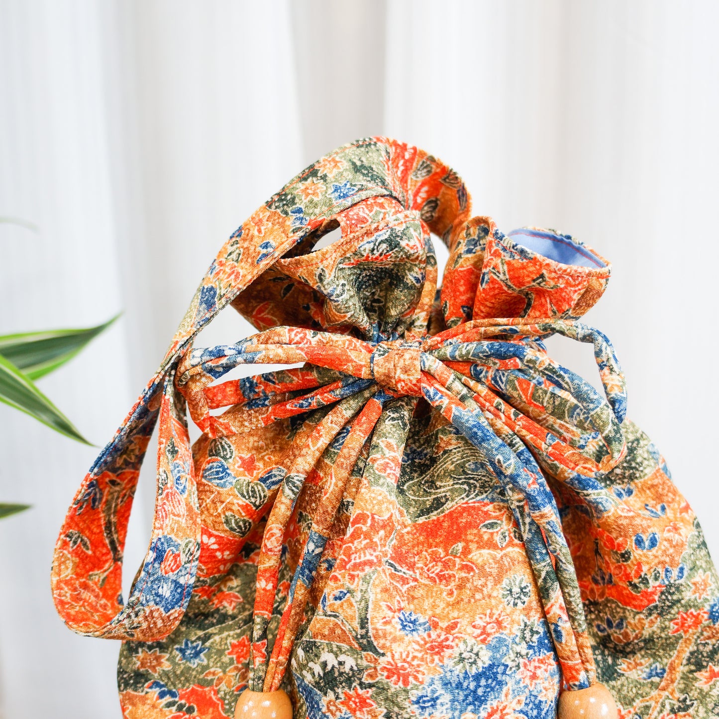 Kinchaku Tote Bag -Kaede-
