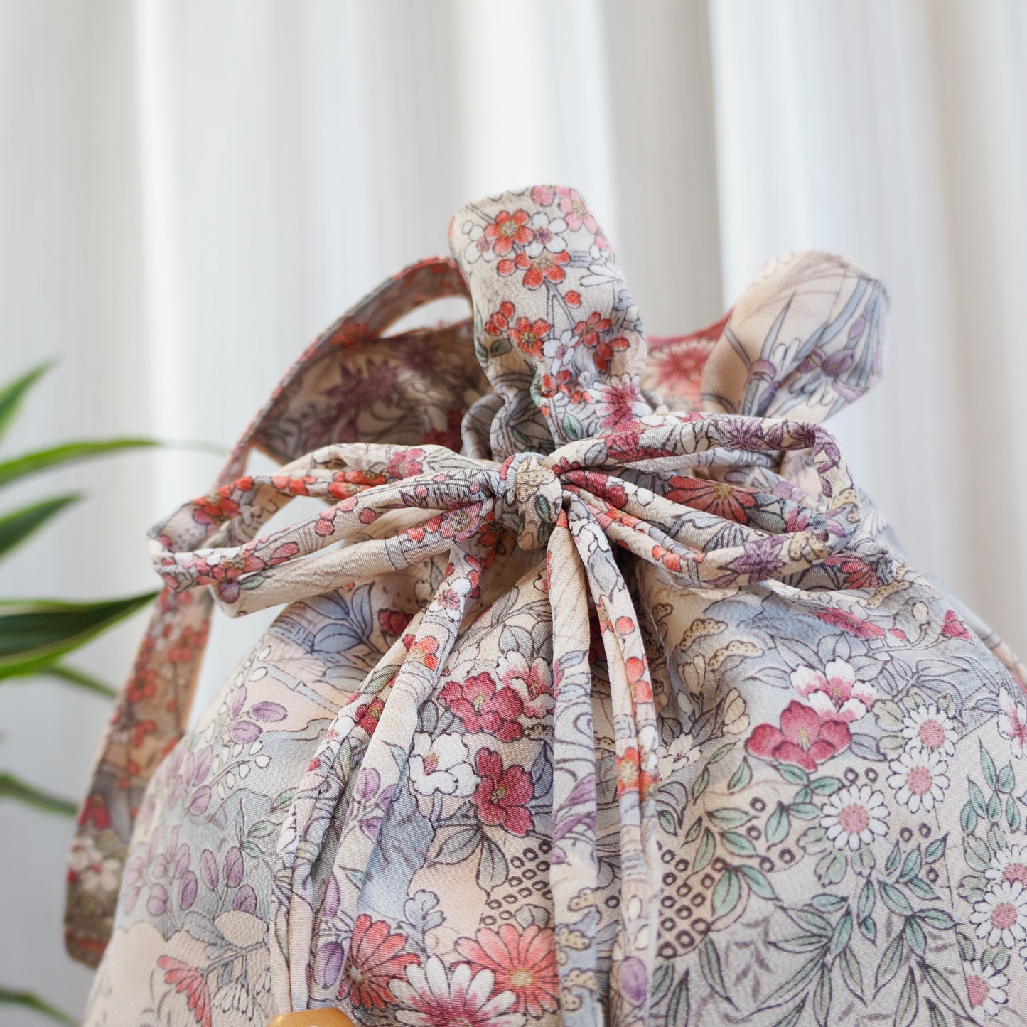 (Additional) Kinchaku Tote Bag -Hanazono-