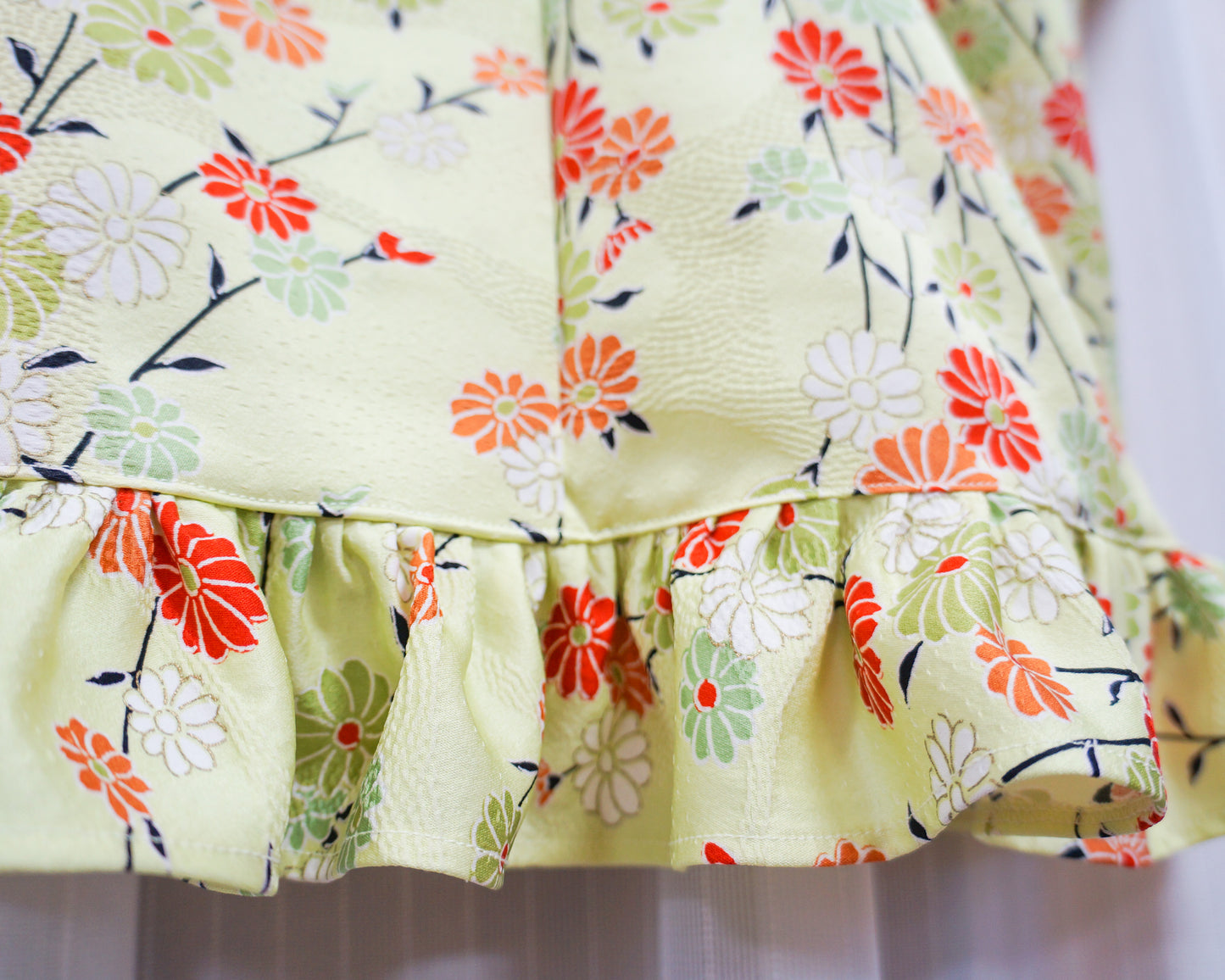 MTO Kimono Dress Mini -Minty-