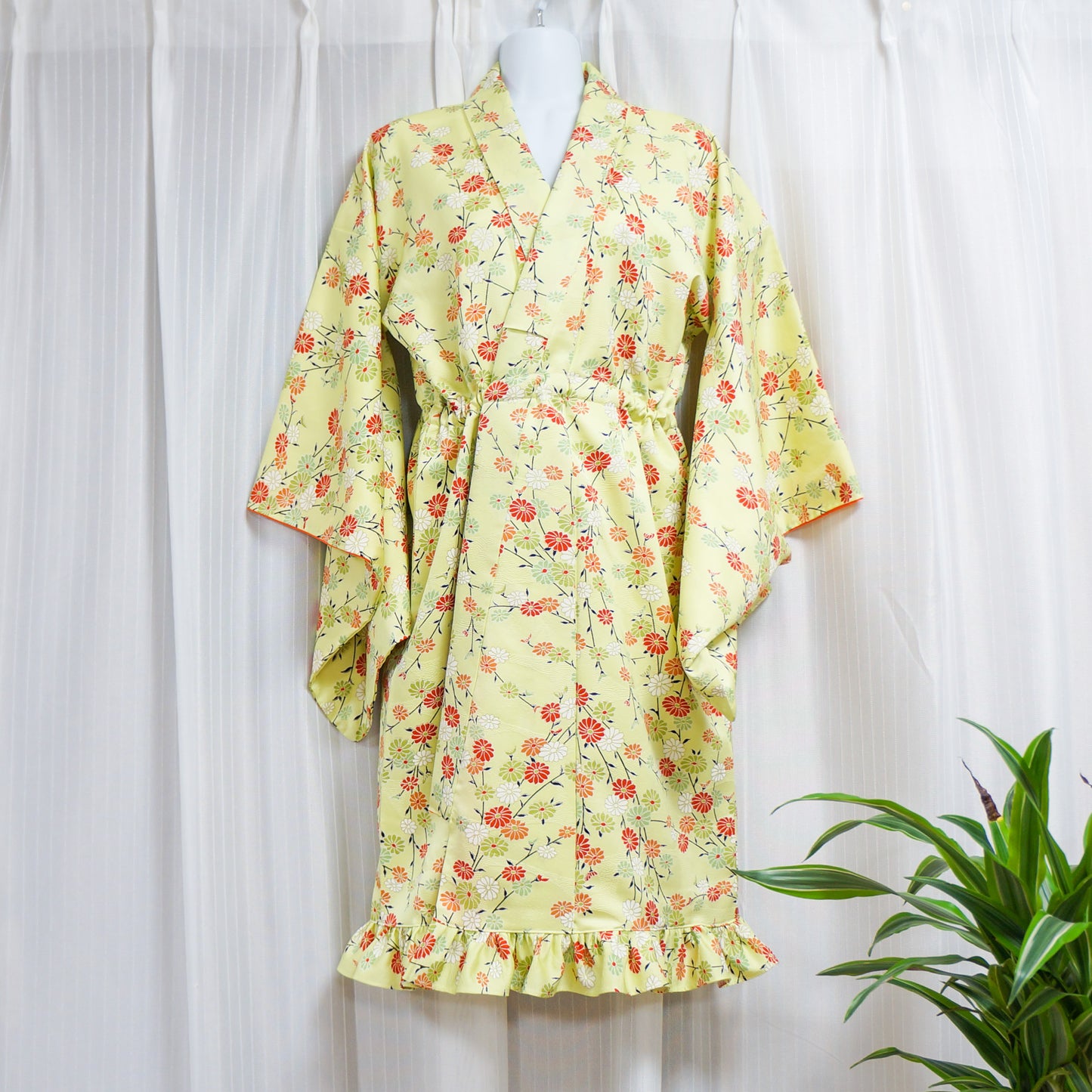MTO Kimono Dress Mini -Minty-