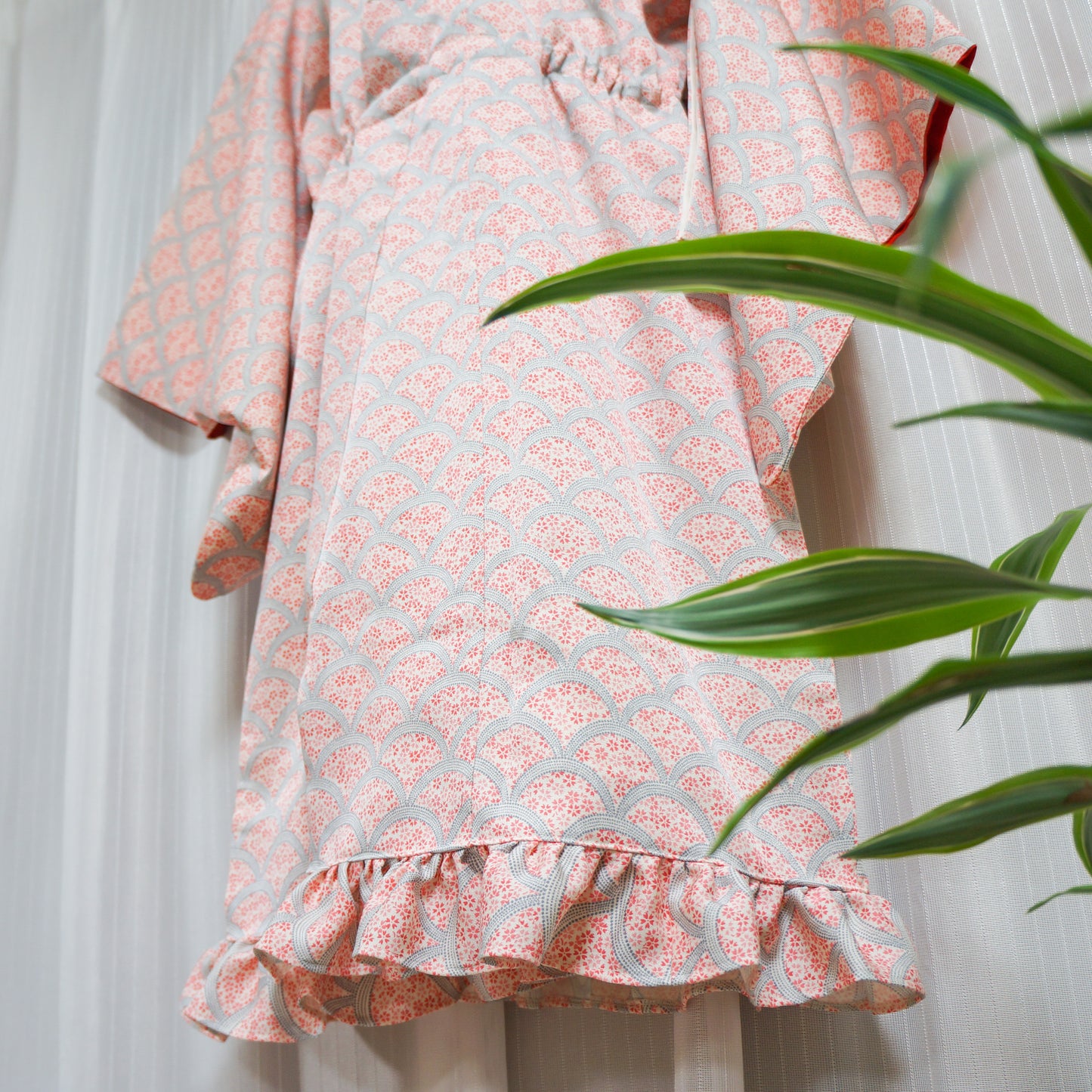 MTO Kimono Dress Mini -Sakura-