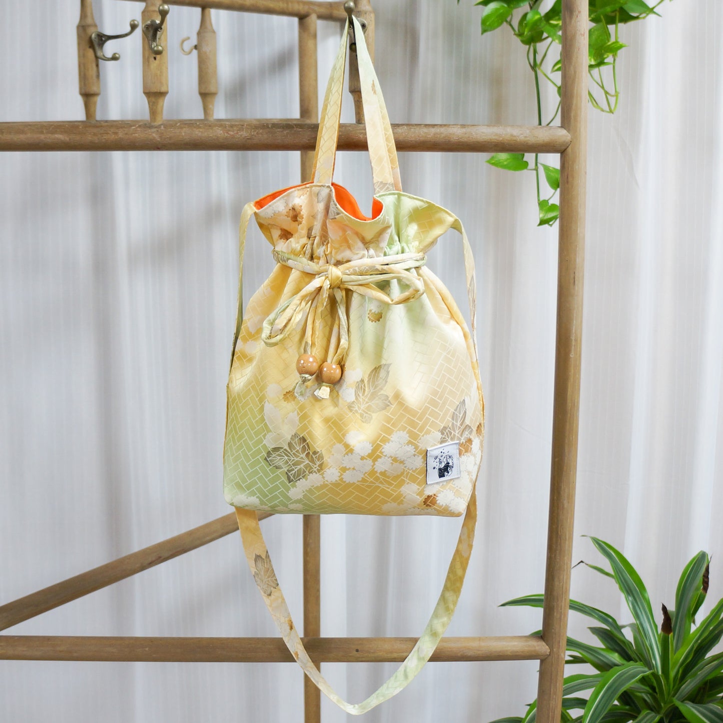 Kinchaku Crossbody Bag -Kogane-