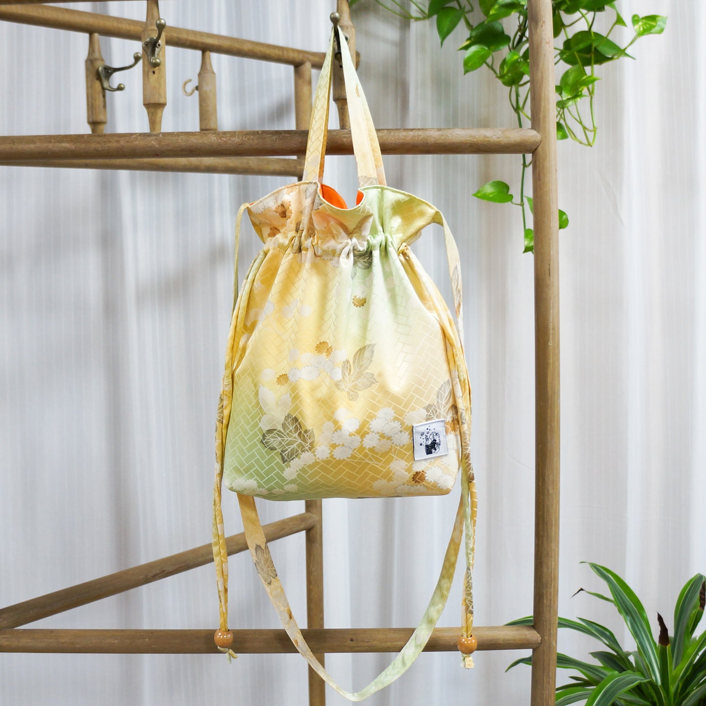 Kinchaku Crossbody Bag -Kogane-