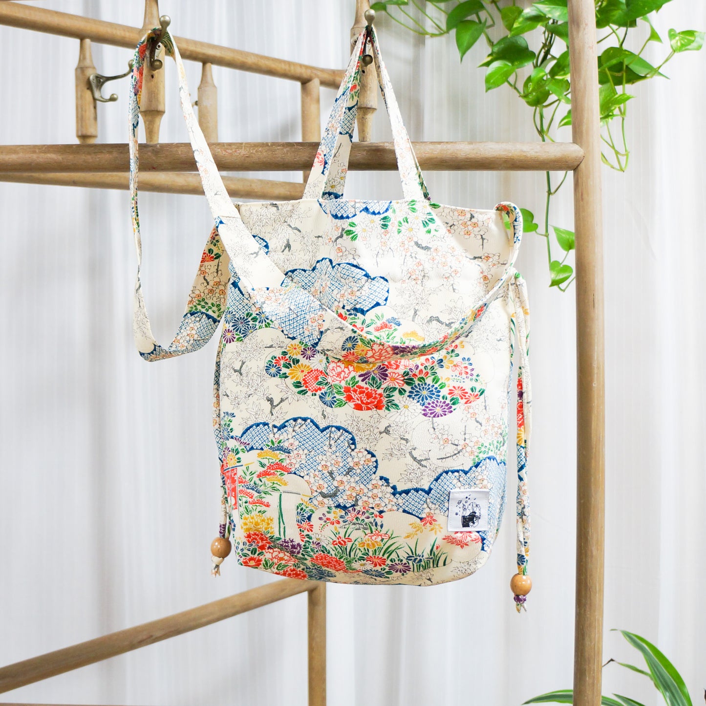 Kinchaku Crossbody Bag -Miyako-