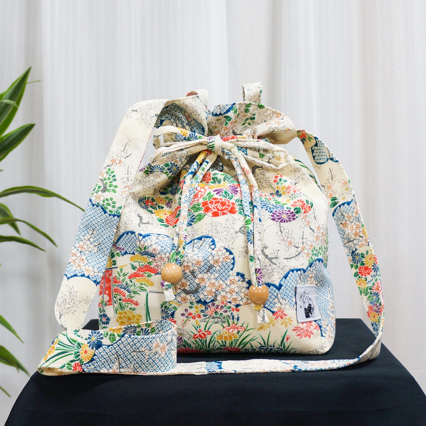 Kinchaku Crossbody Bag -Miyako-