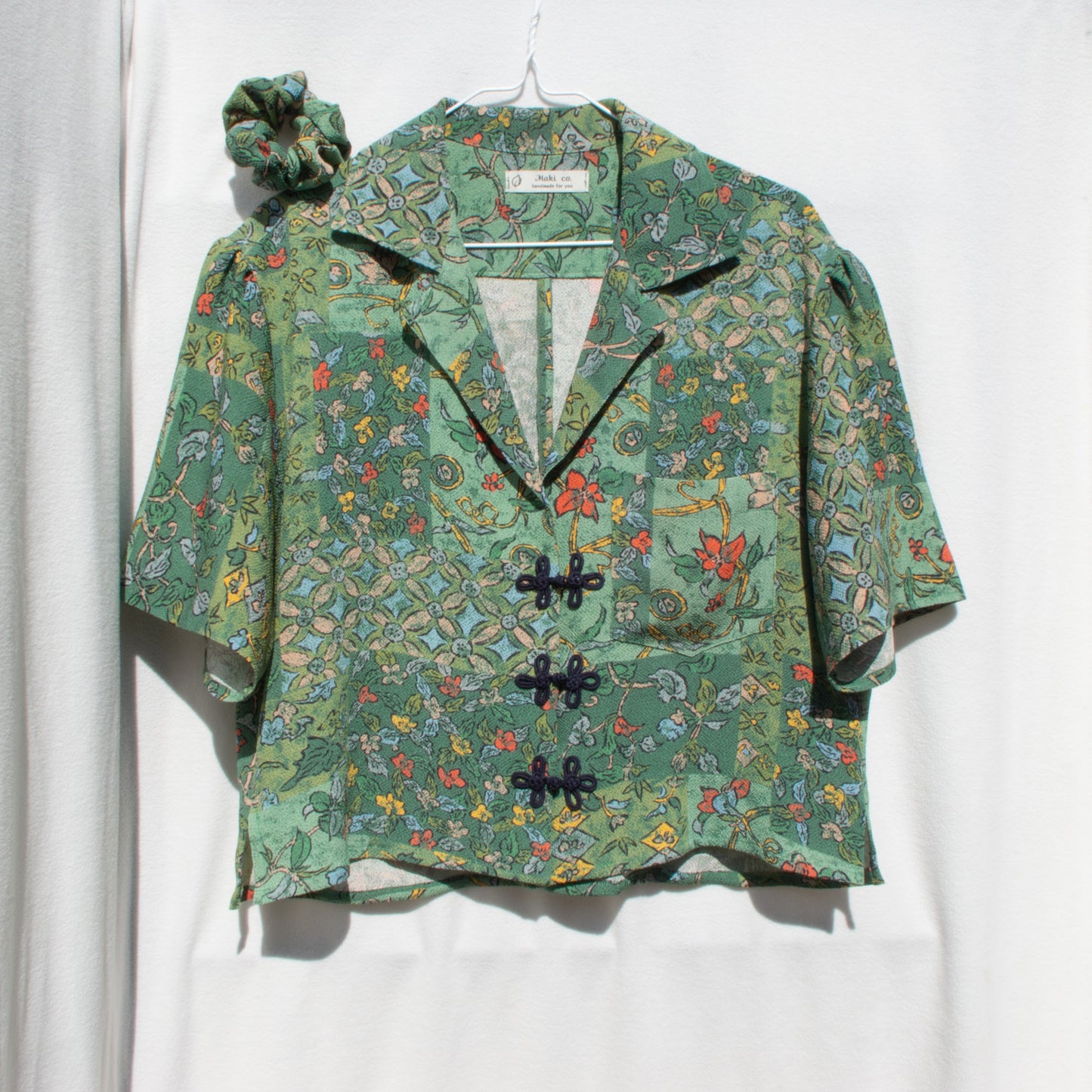 Cropped Aoba Shirt -Midori-