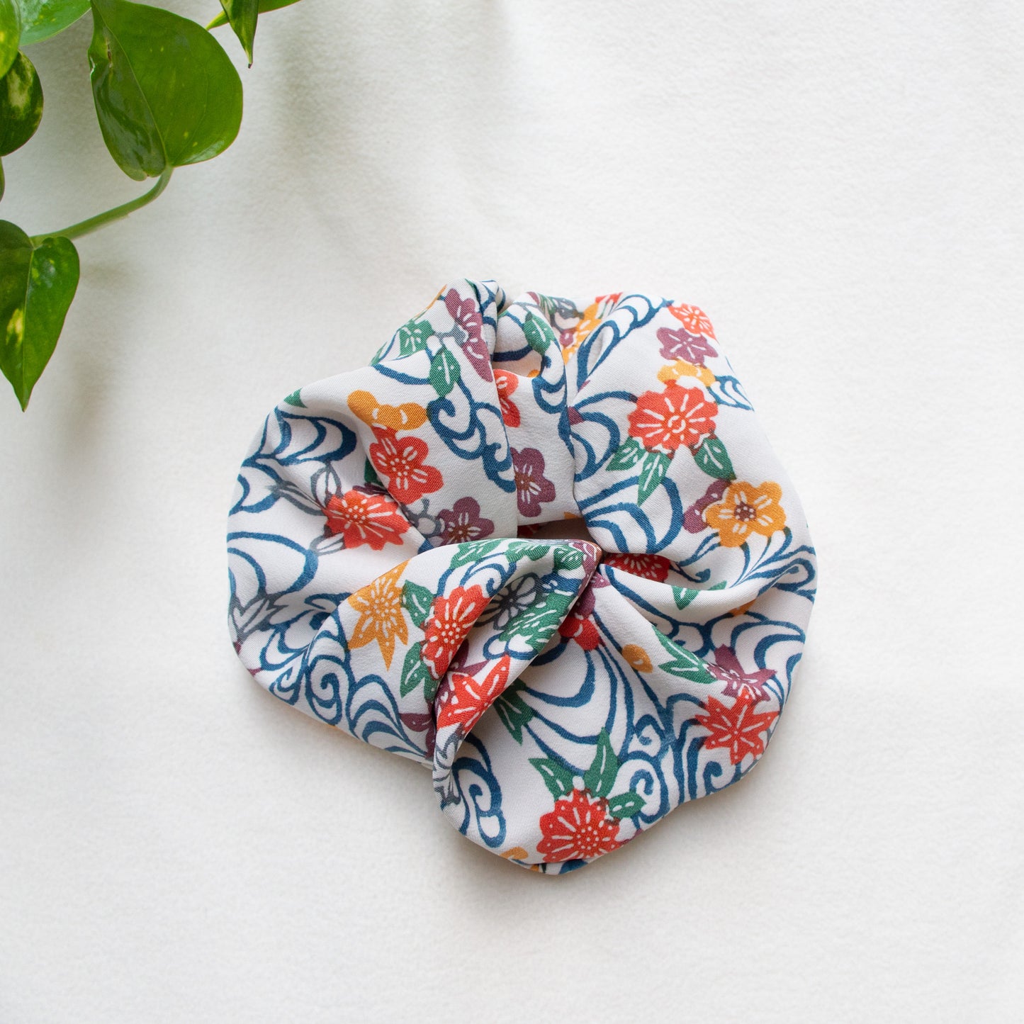 Pre-loved Kimono Scrunchie -Kiji-