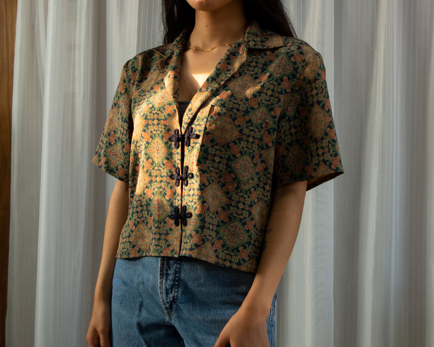 Cropped Aoba Shirt -Nori-