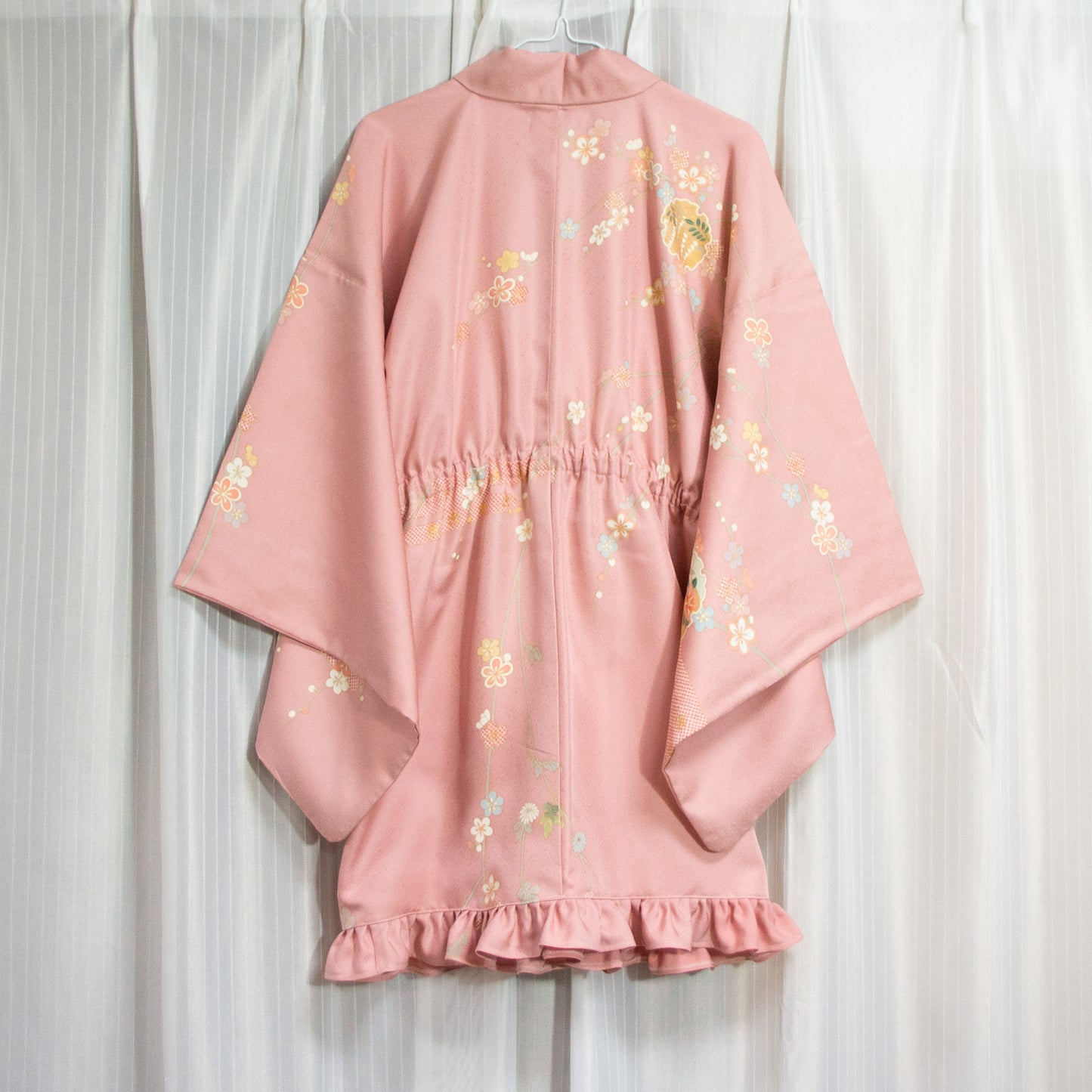 MTO Kimono Dress Mini -Peachy-