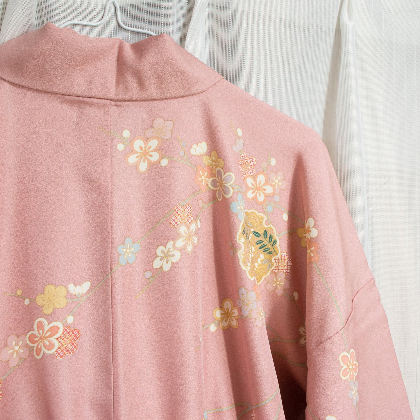 MTO Kimono Dress Mini -Peachy-