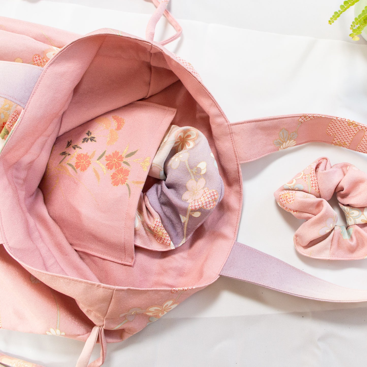MTO Kimono Dress Mini -Peachy-