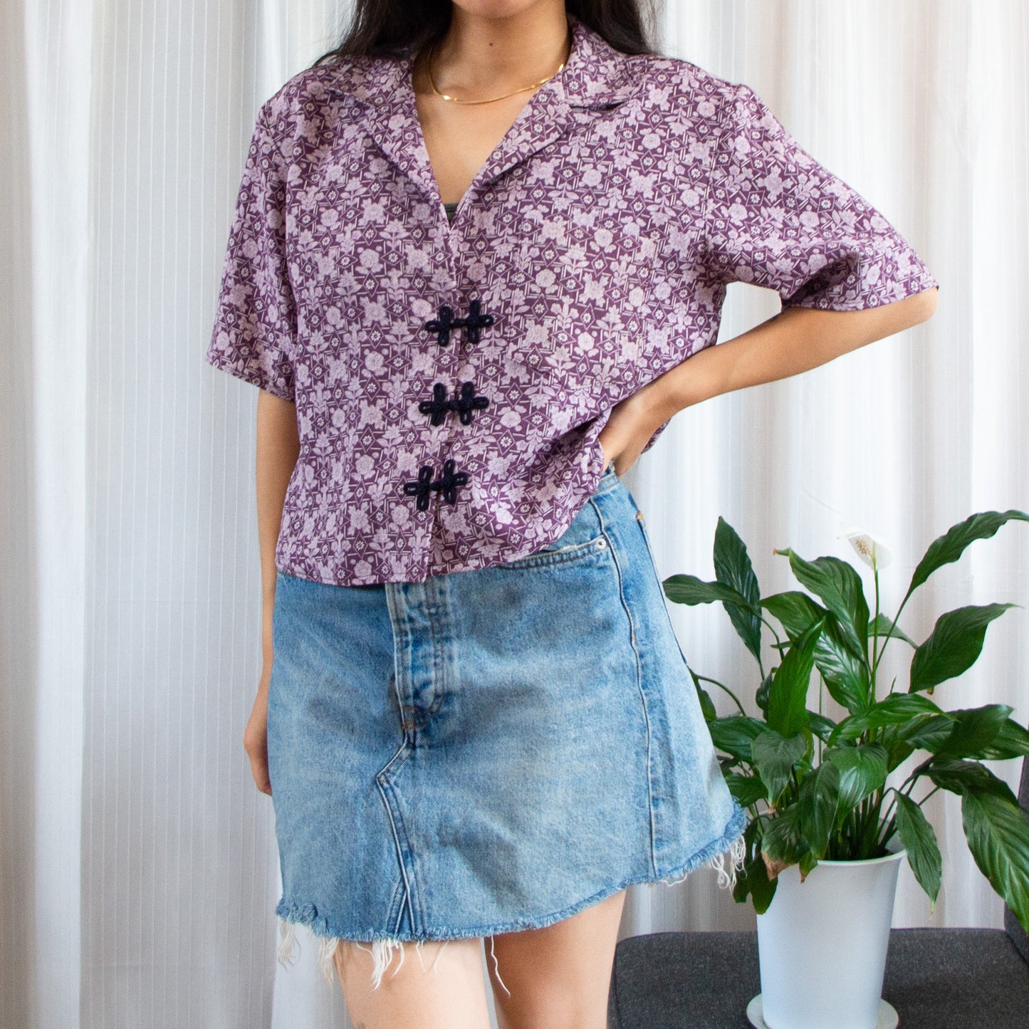 Cropped Aoba Shirt -Shina-