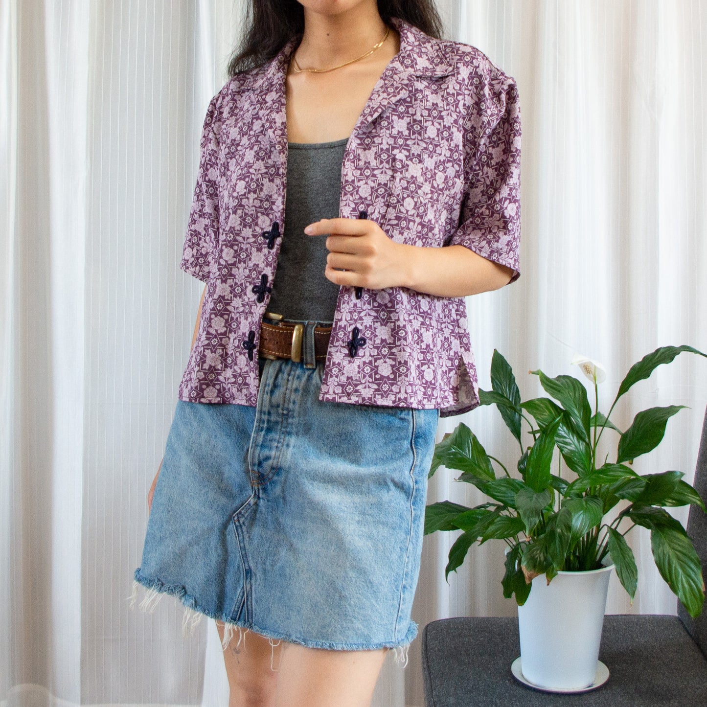 Cropped Aoba Shirt -Shina-
