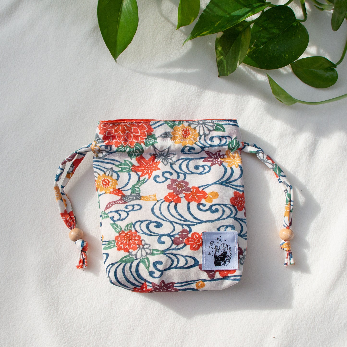 Mini Kinchaku Bag -Kiji-