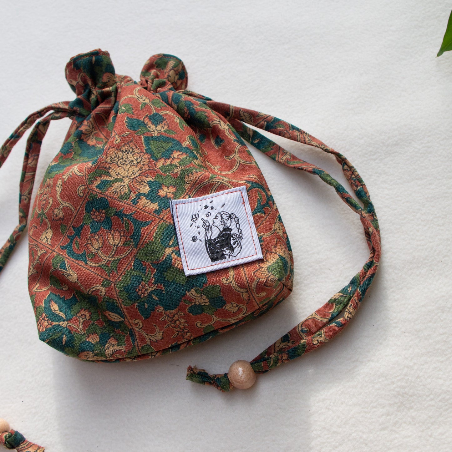 Mini Kinchaku Bag -Hasu-