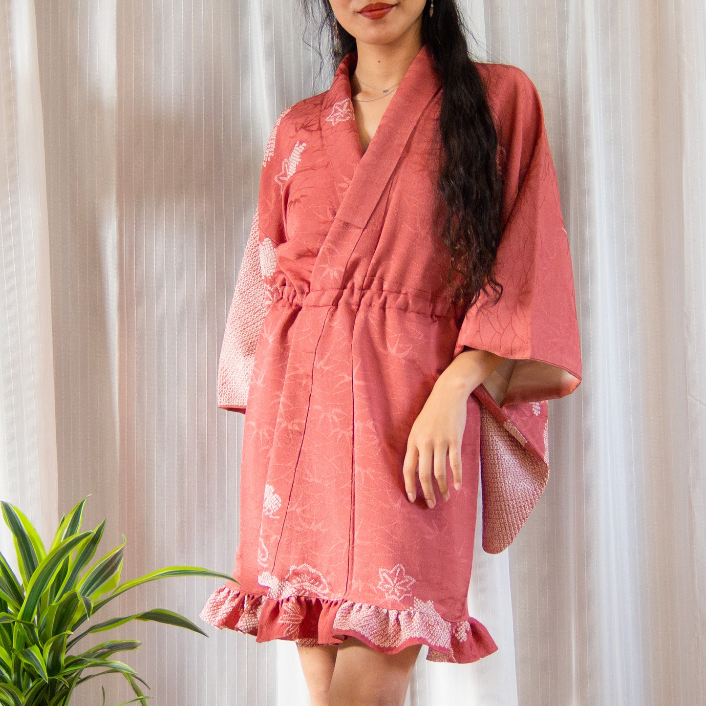MTO Kimono Dress Mini -Kamuro-
