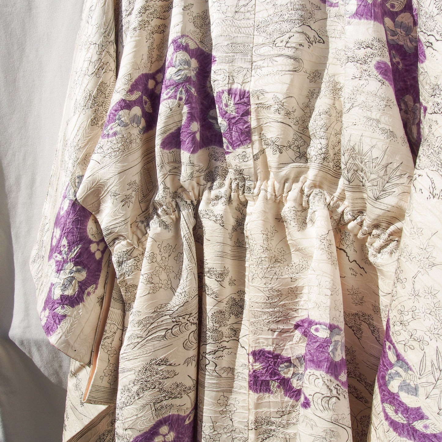 MTO Kimono Dress Mini -Nadeshiko-