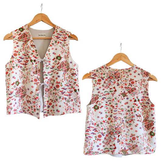 Front Tie Vest Top - Lauren -