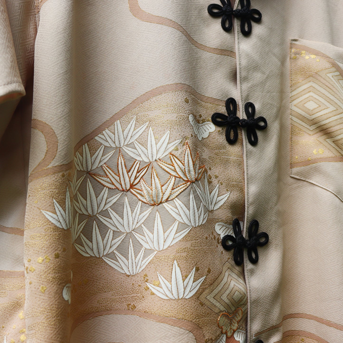 Men's silk kimono made from kimono.