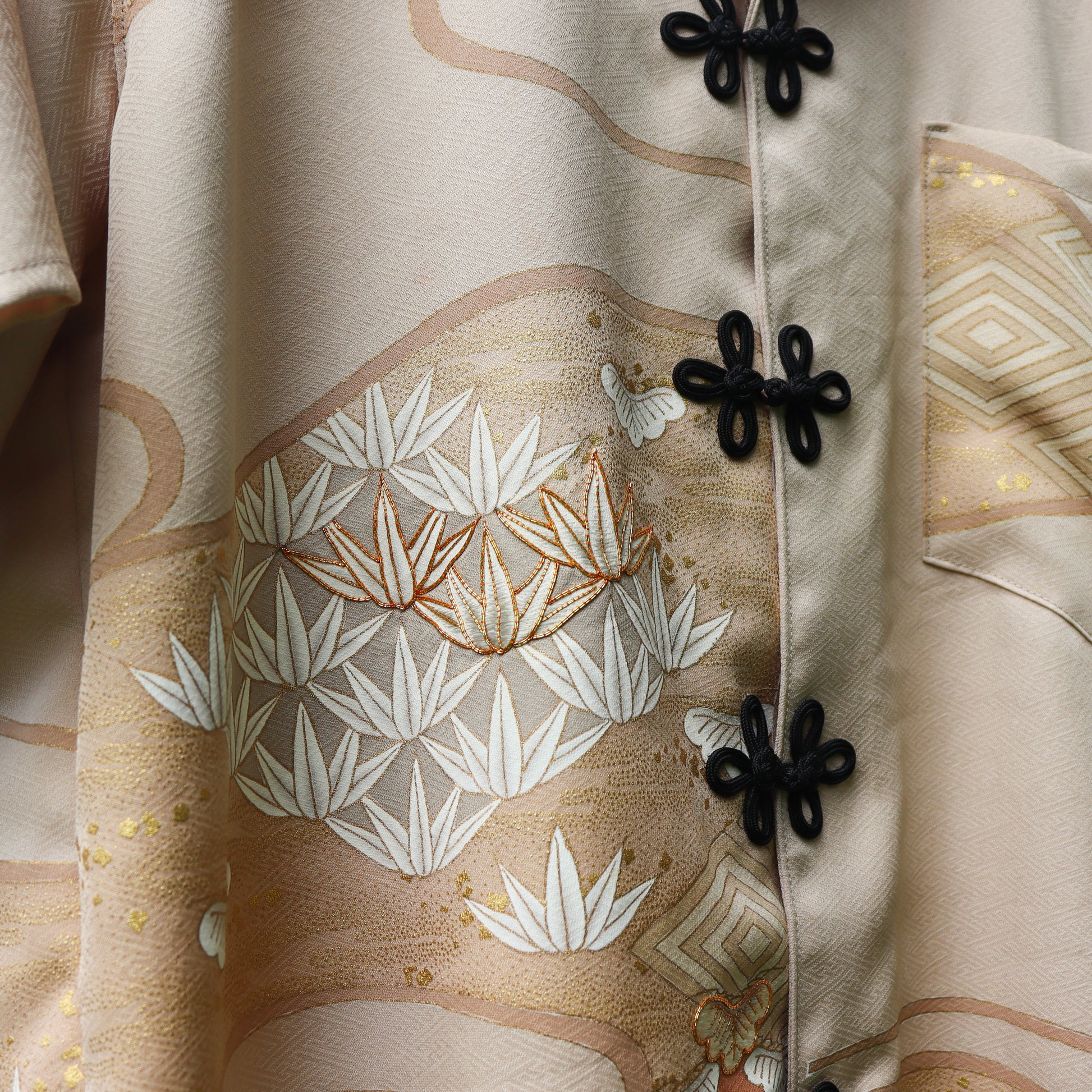 Men's silk kimono made from kimono.