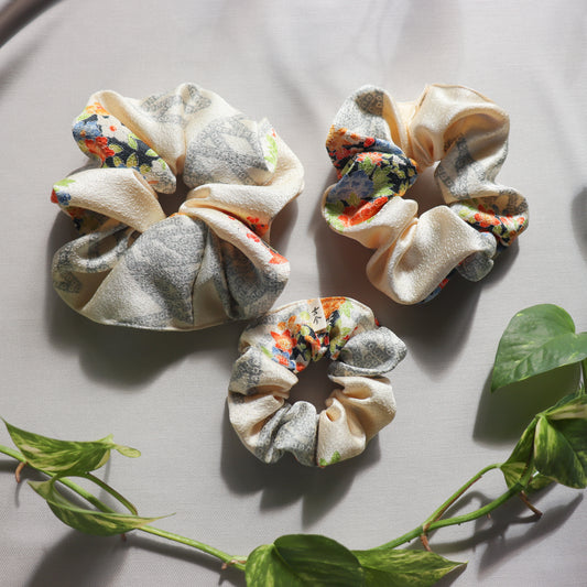 Pre-loved Kimono Scrunchies -Kanzashi-
