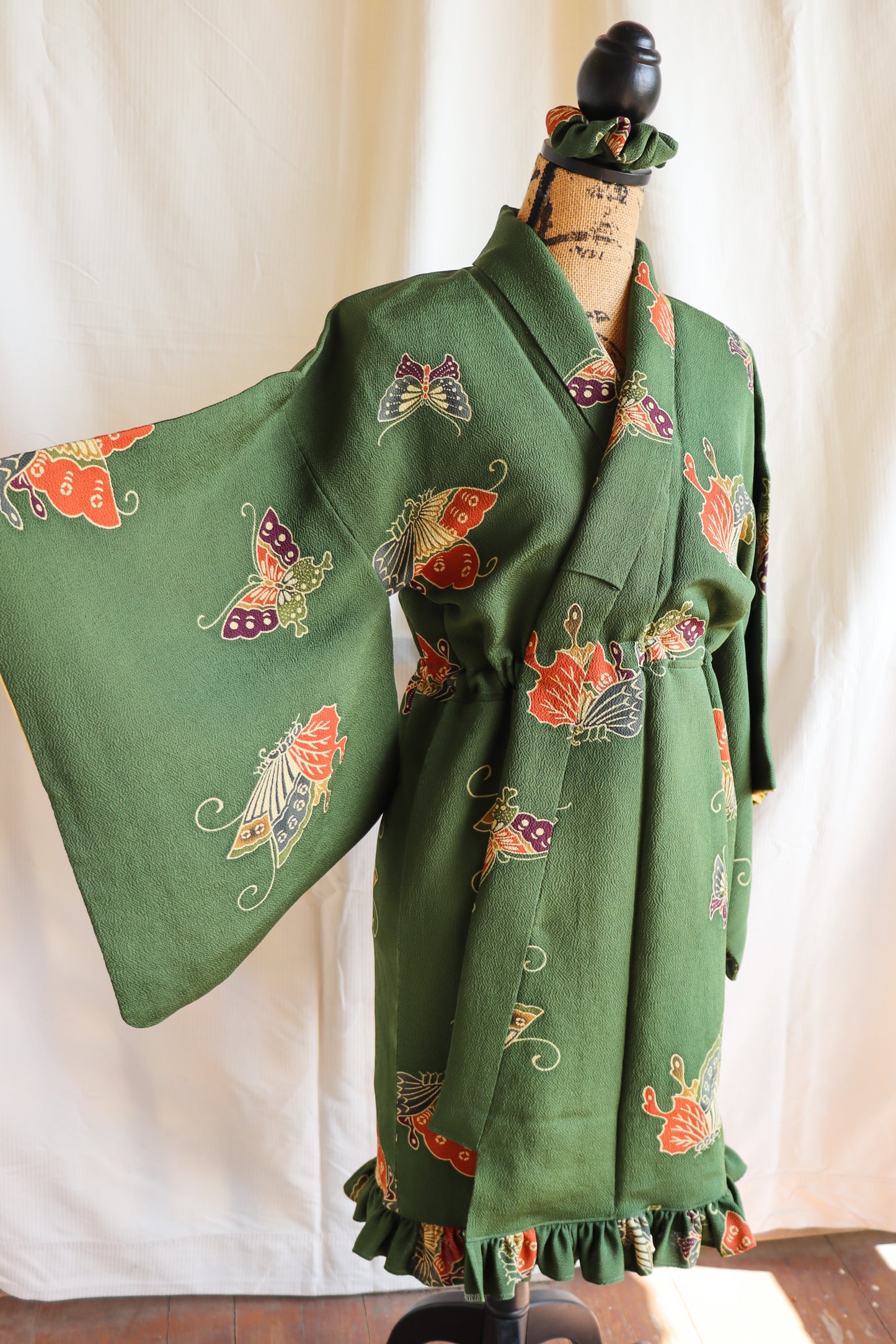 Kimono Dress Mini -Ryoku-