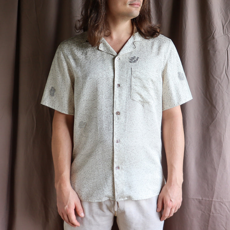 Silk shirt made from kimono