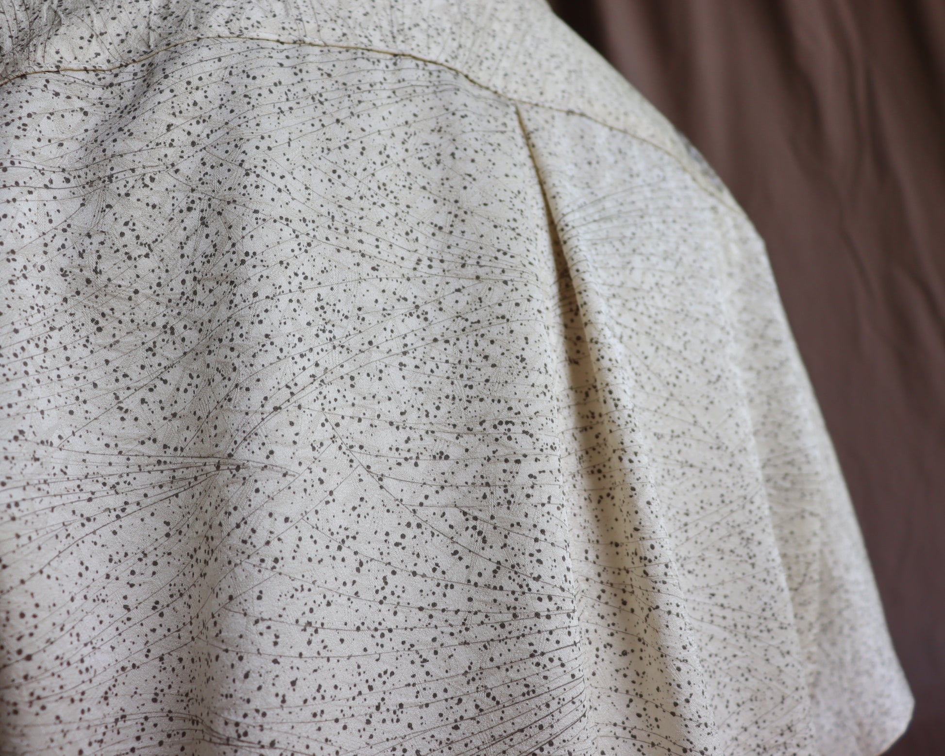 Silk shirt made from kimono