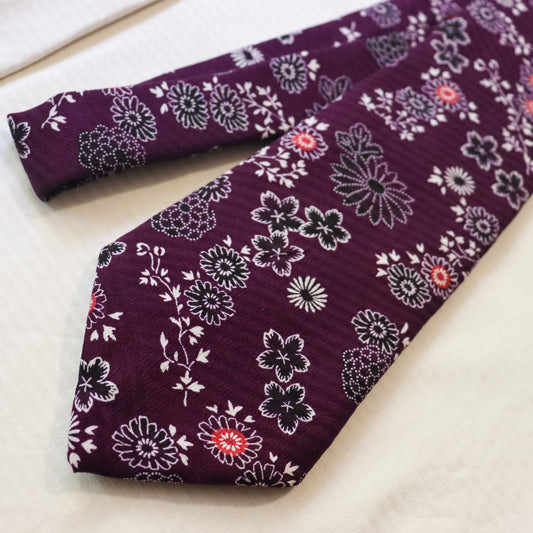 Silk Tie -Anemone-