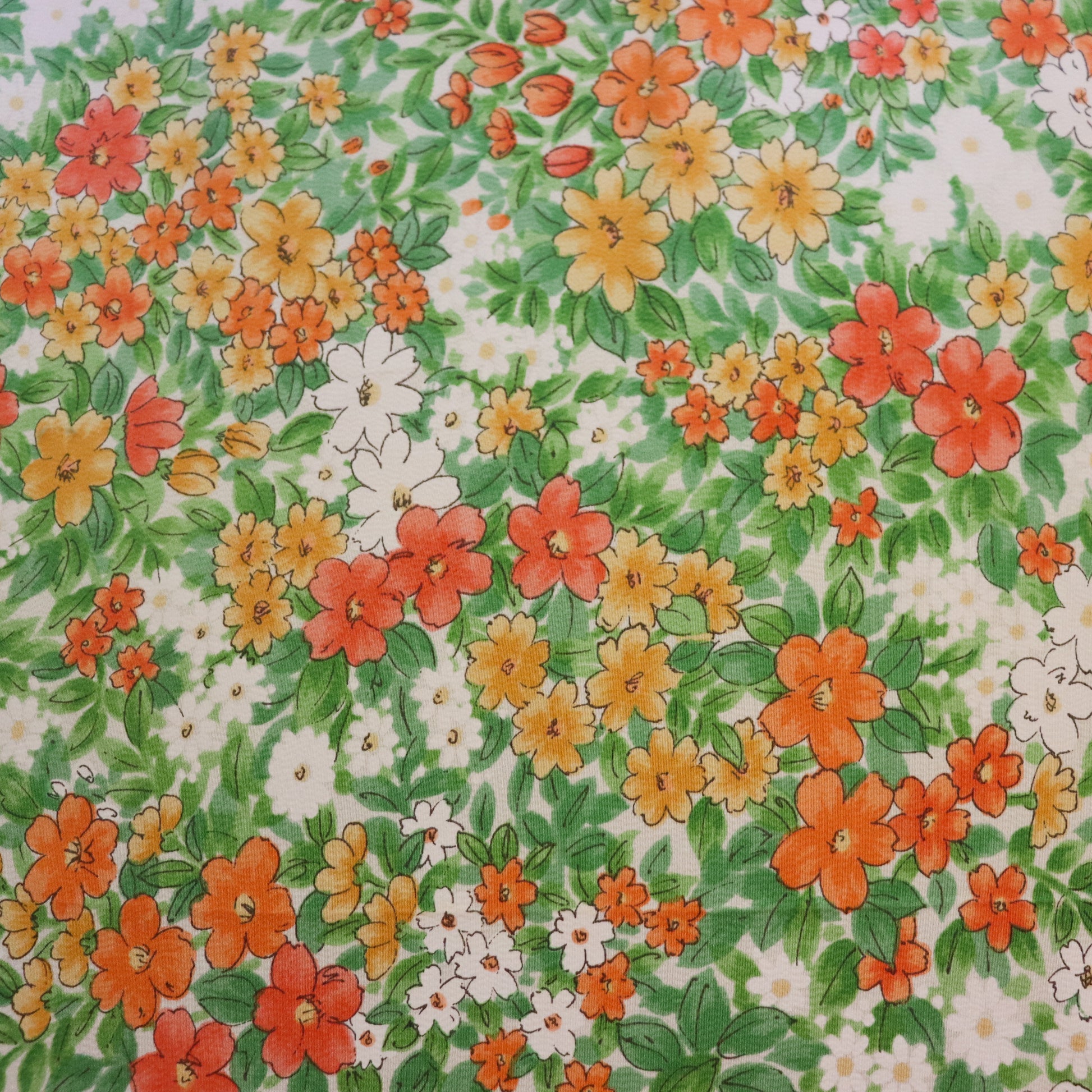 Silk kimono fabric