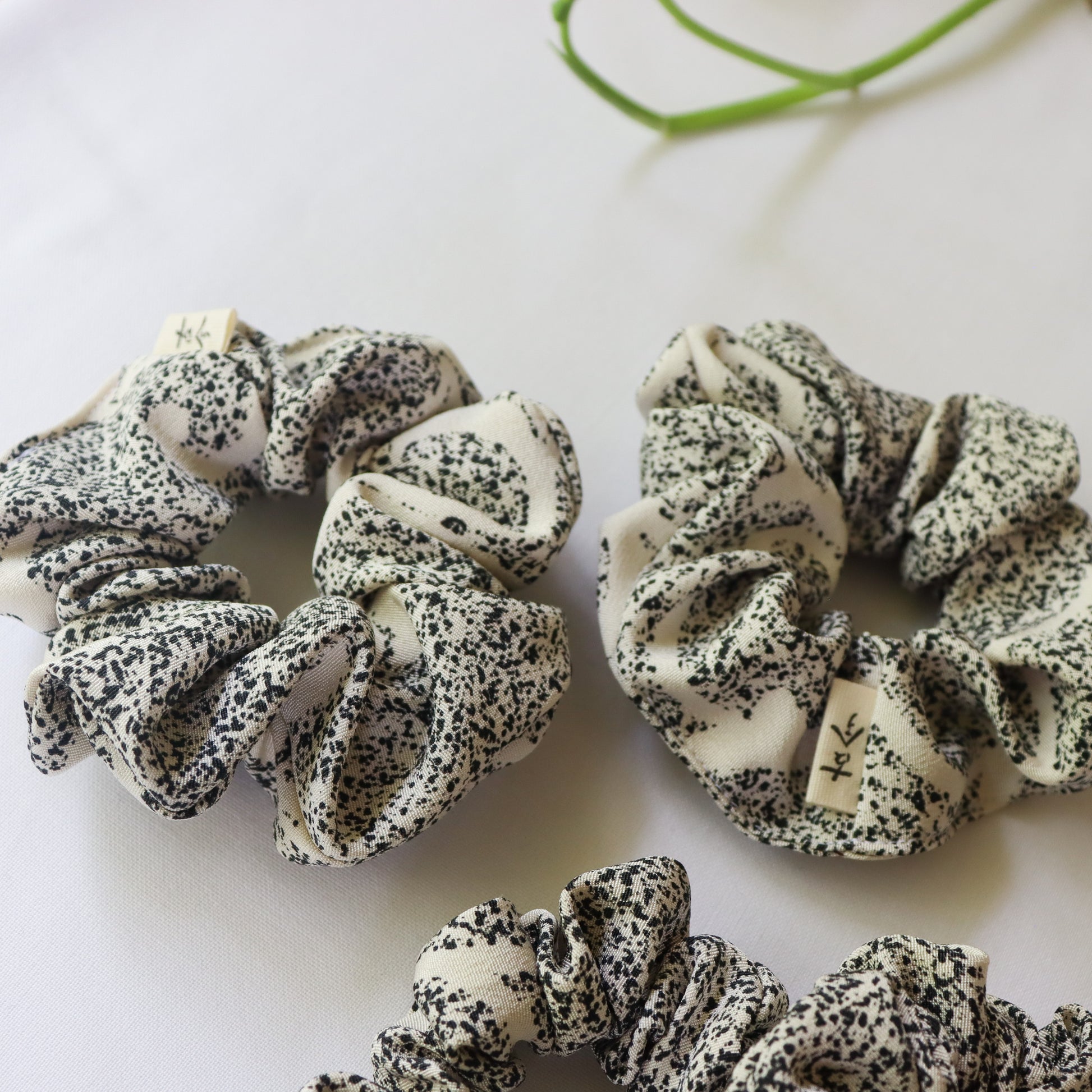 Silk scrunchies made from kimono