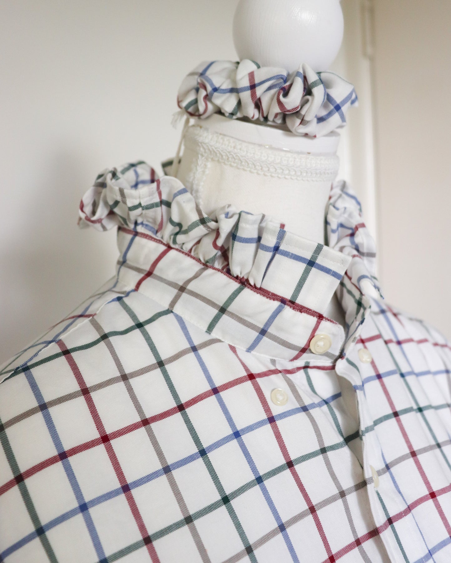 Revamp Shirt -White Check-