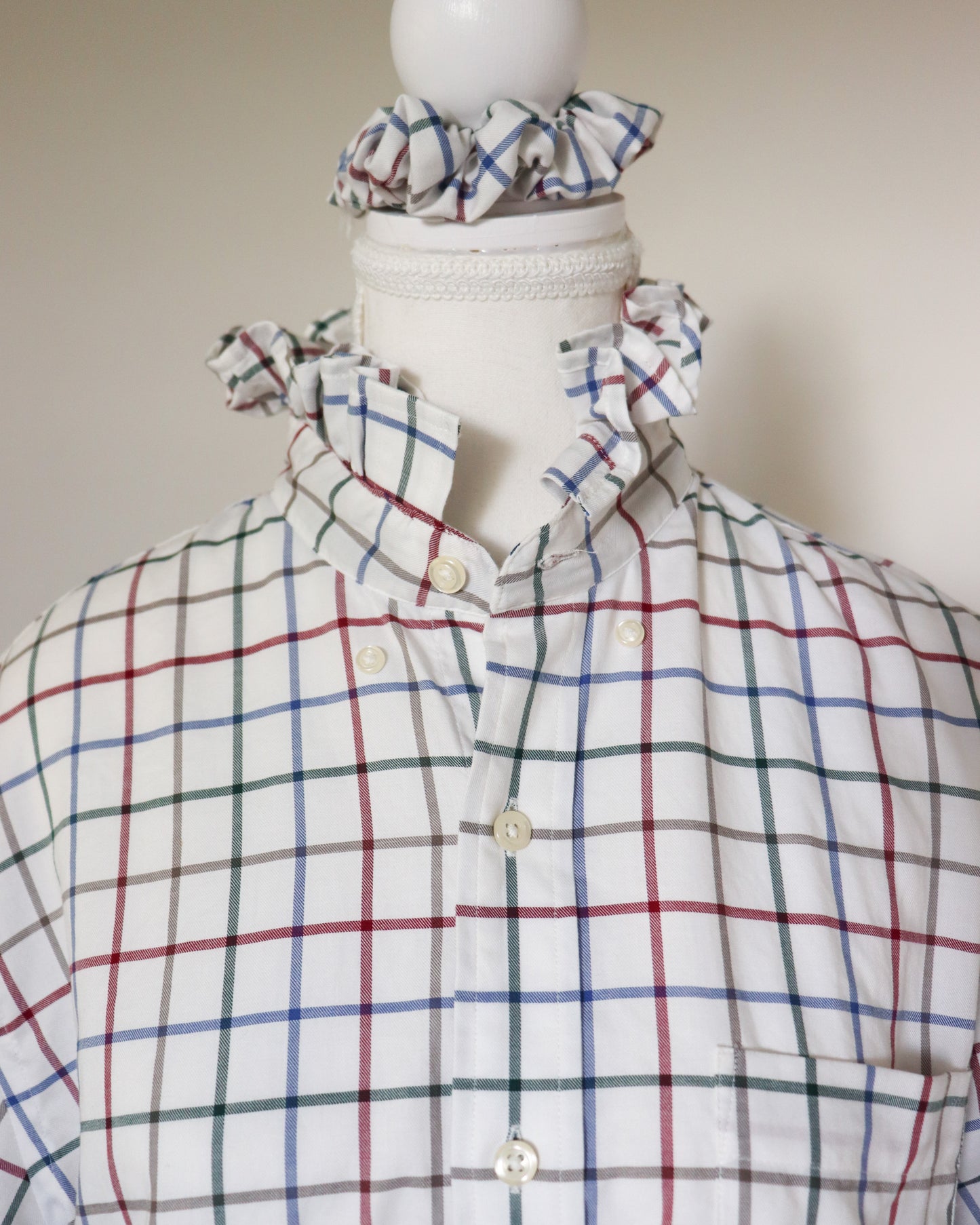 Revamp Shirt -White Check-