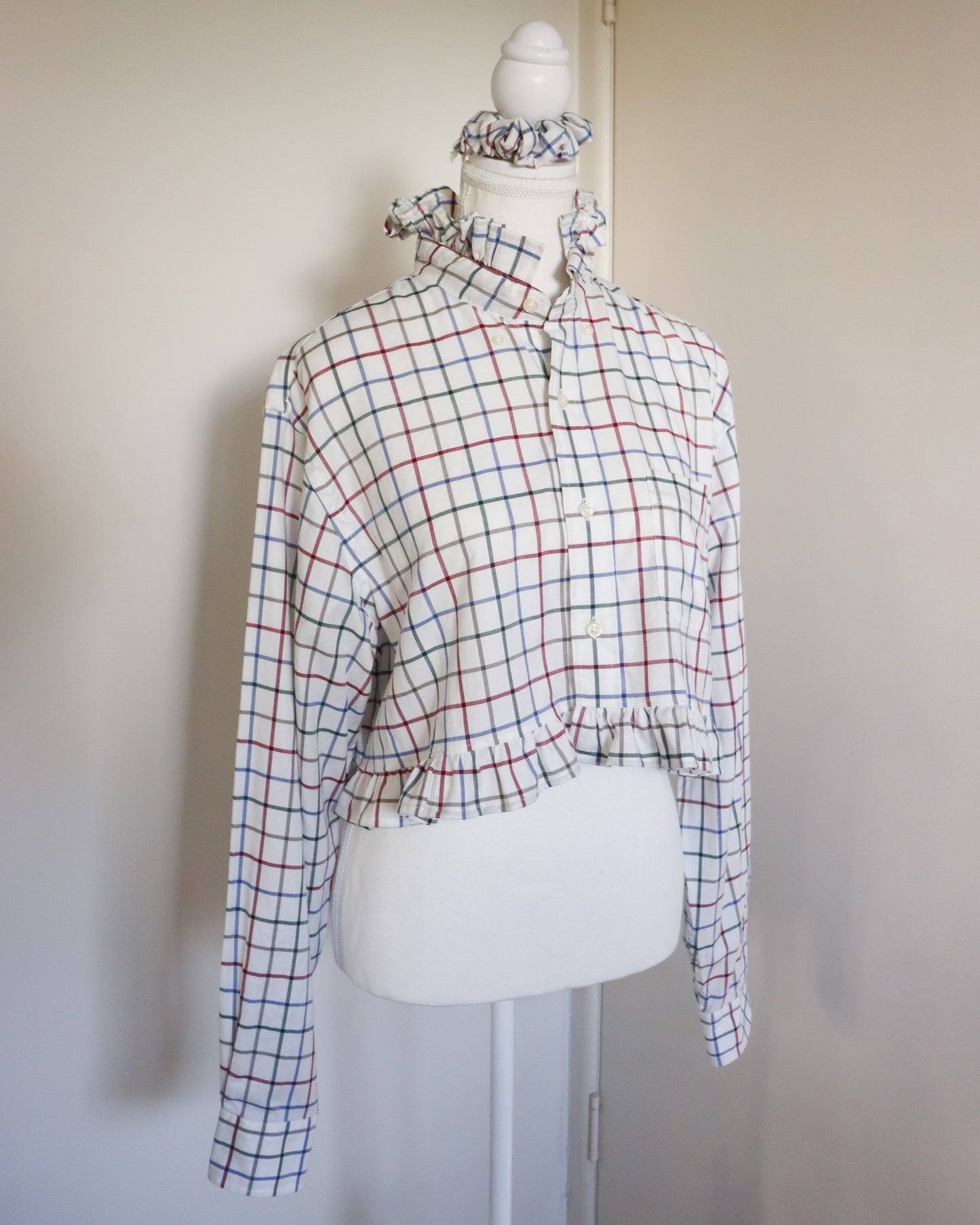Revamp Shirt -White Check-