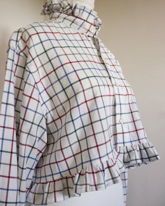 Revamp Shirt -White Check-