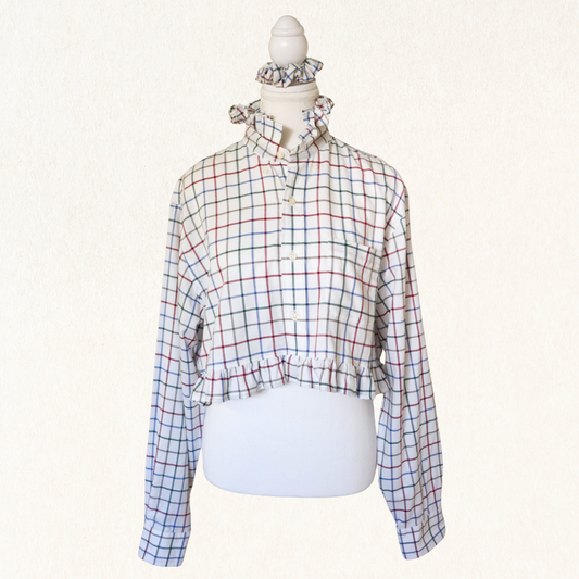 Revamp Shirt -White Check-