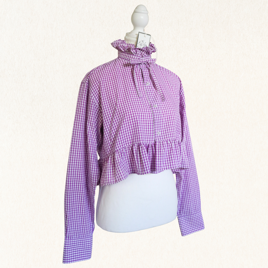 Revamp Shirt -Purple Check-