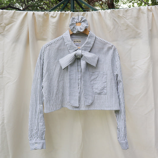 Revamp Shirt -Green/White Stripes-