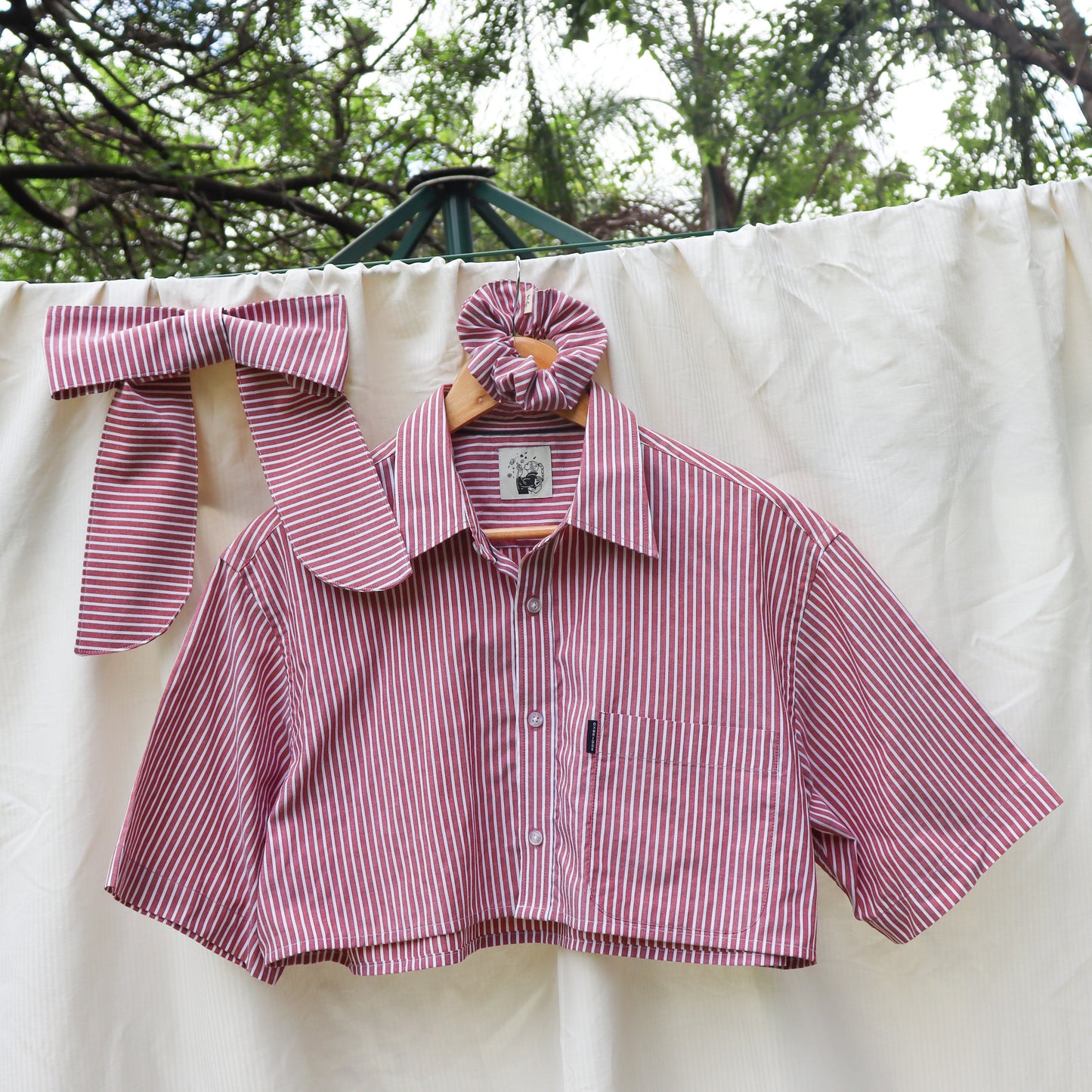 Revamp Shirt -Red/White Stripes-