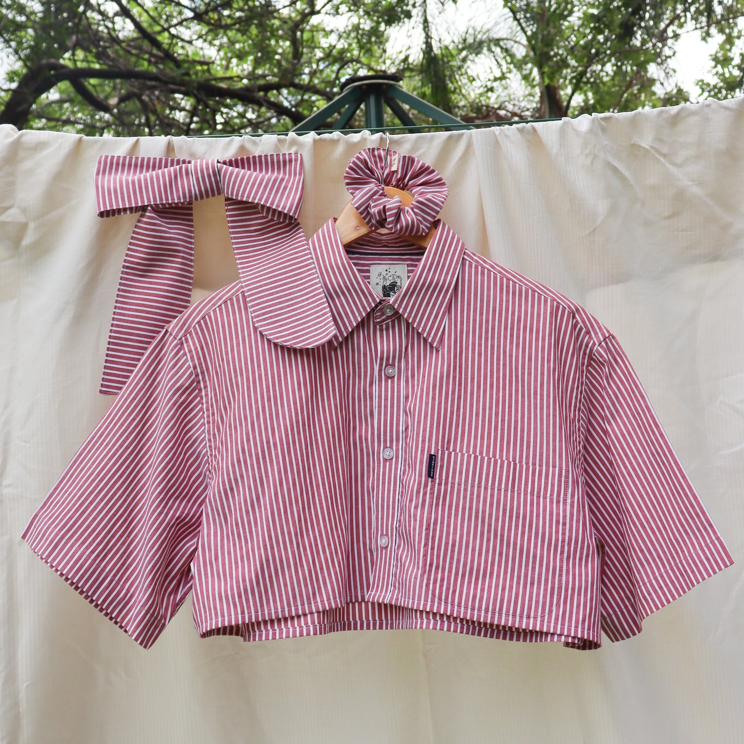 Revamp Shirt -Red/White Stripes-